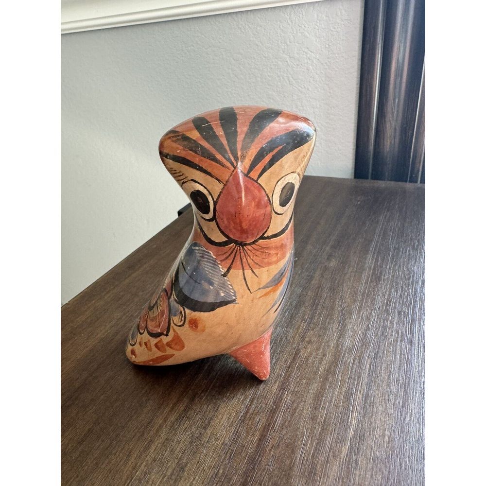 Vintage Clay Mayan Tribal Art Figurine